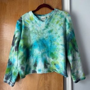 Tie dyed crop top
